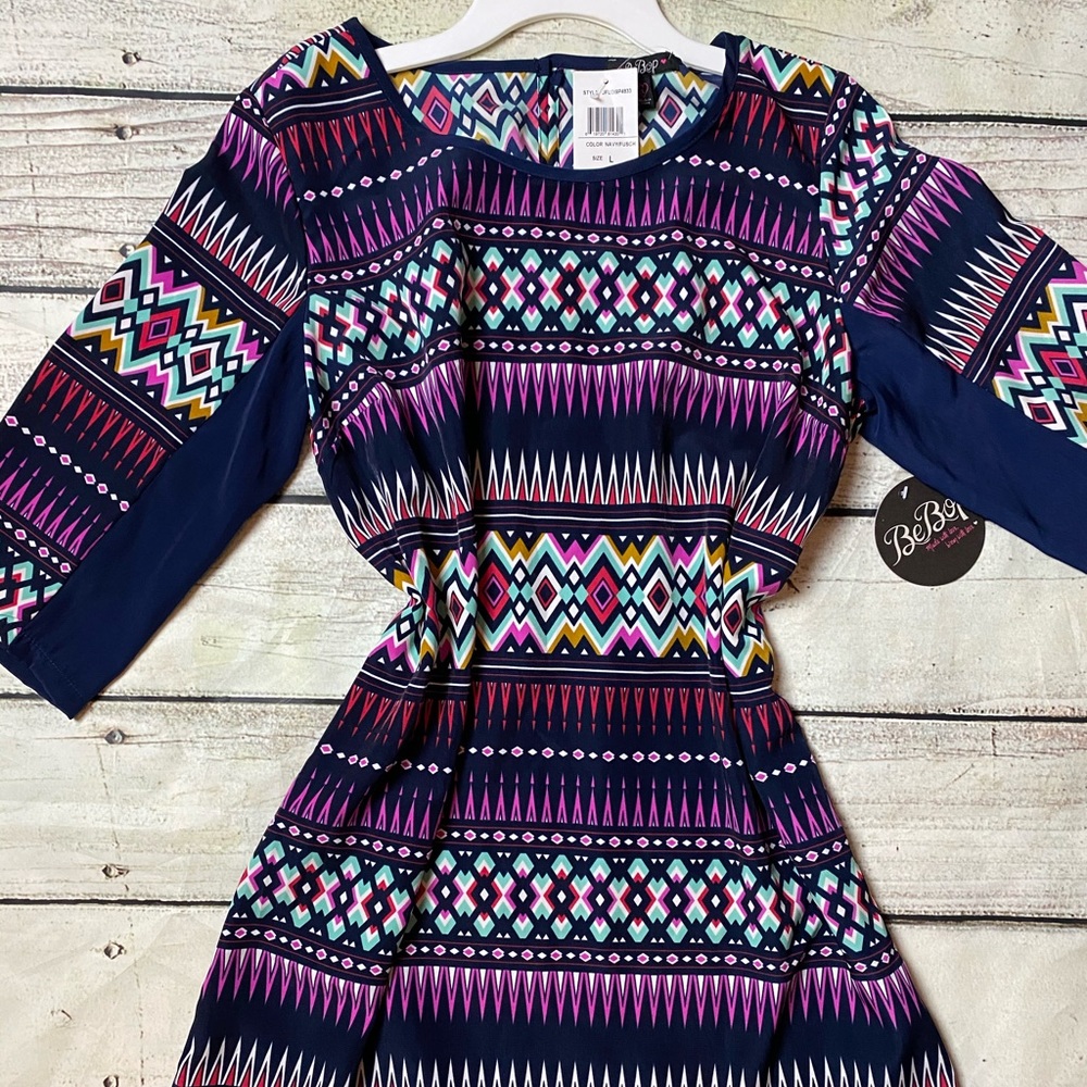 BeBop Shift Dress-Size LARGE